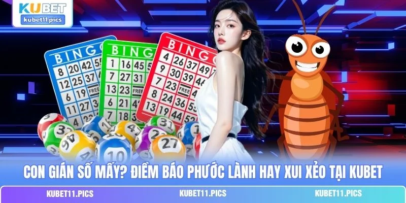 Con Gián Số Mấy? Điềm Báo Phước Lành Hay Xui Xẻo Tại Kubet